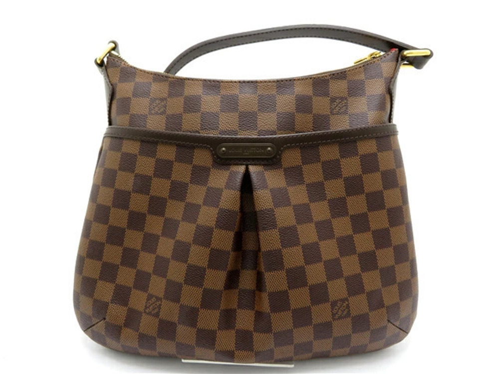 LOUIS VUITTON Shoulder Bag Bloomsbury Damier Ebene Brown